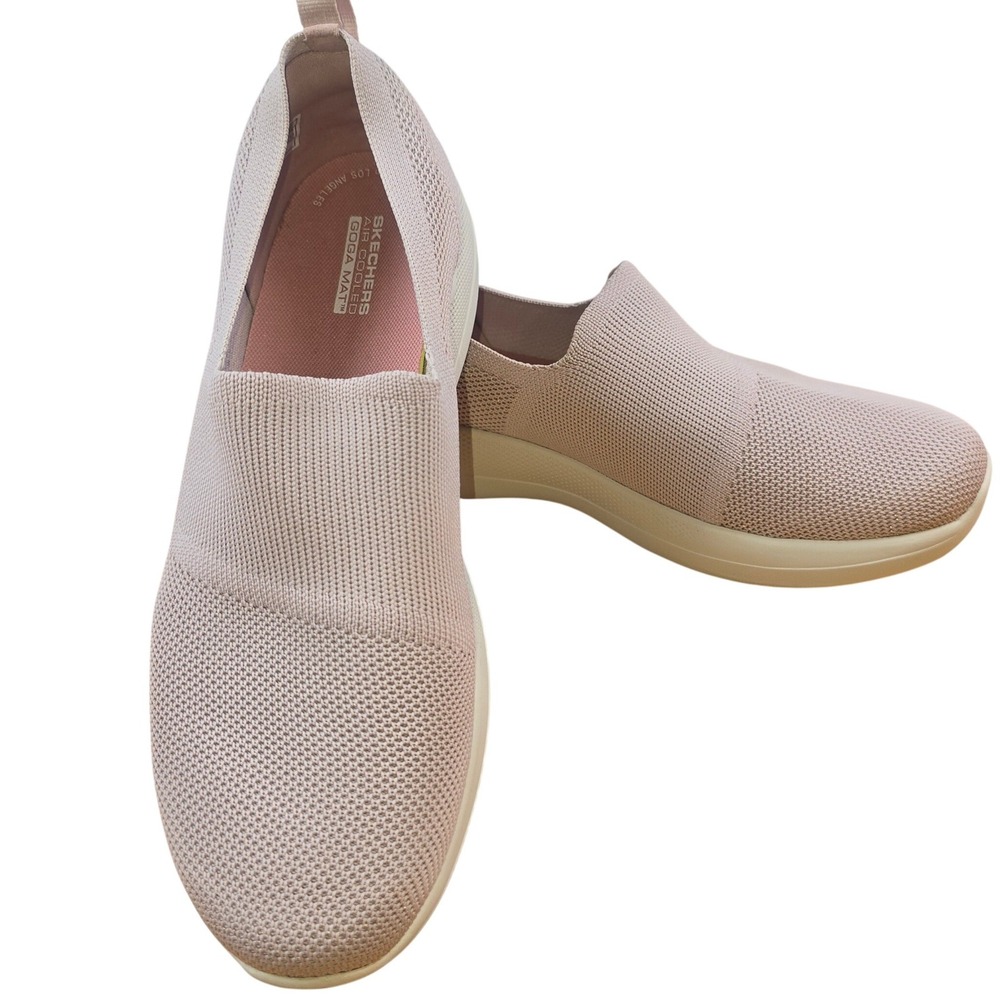 Skechers GoWalk Air Cooled Goga Mat Womens Size 10 SlipOn Light Pink Good Year